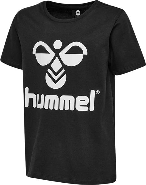 Hummel Tres Tshirt Str 9 år / 134 cm - Black Kortærmede T-shirts hos Magasin