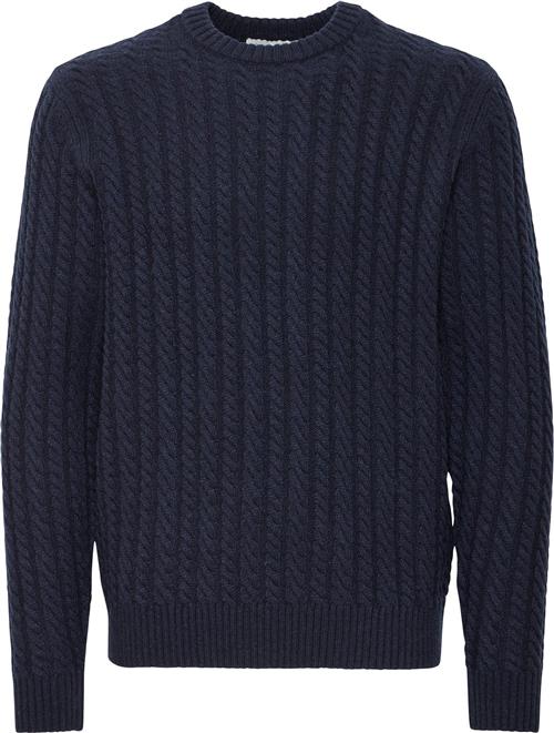 Se Casual Friday Cfkarl Cable Wool mix Knit Mand Dark Navy Cardigans Regular Fit Str L - hos Magasin ved Magasin