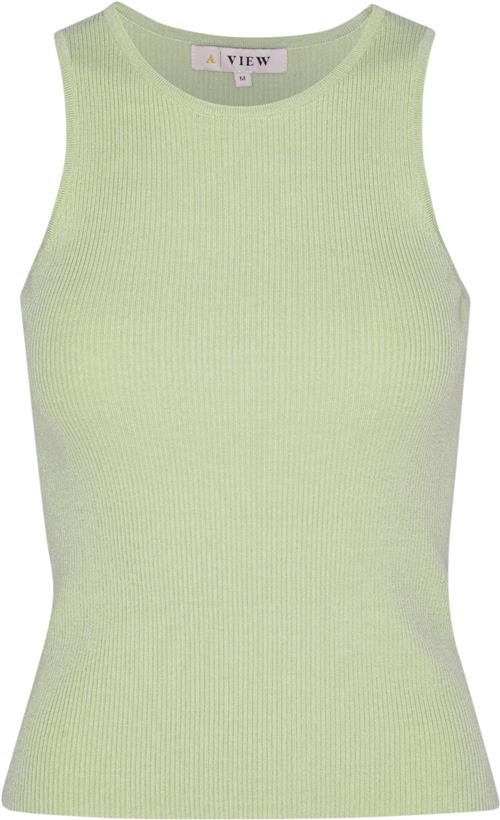 Se A-VIEW Rib Knit Tank top Kvinde Mint Tanktoppe Tight Fit Str XL - hos Magasin ved Magasin