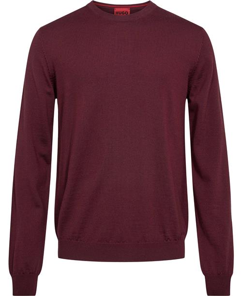 HUGO San Cedricm1 Kvinde Dark Pink Sweaters Str L - hos Magasin