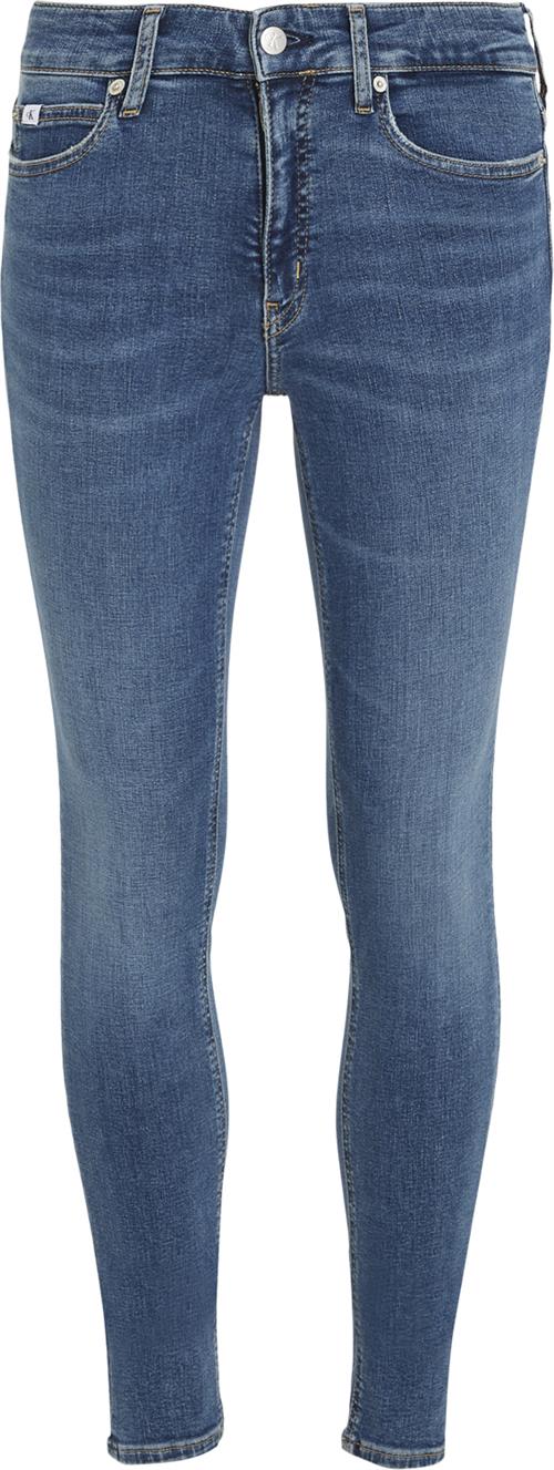 Calvin Klein MID Rise Skinny Kvinde 1bj Skinny Jeans Str W32 / L34 - hos Magasin