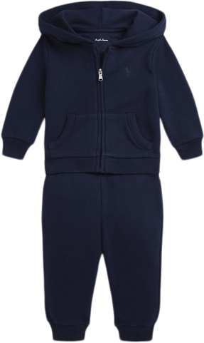 Polo Ralph Lauren LW Magic Fleecelsfzhood-st-pns Str 9M / 9-12 mdr - Navy Bukser hos Magasin