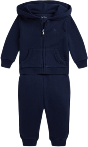 Se Polo Ralph Lauren LW Magic Fleecelsfzhood-st-pns Str 18 mdr / 80 cm - Navy Bukser hos Magasin ved Magasin