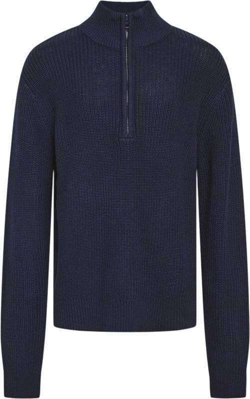 Grunt Durbuy Knit Str XL/16Y - Navy Strik hos Magasin