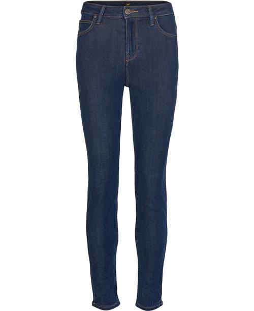 Lee Scarlett High Tonal Stonewash Kvinde Grå Skinny Jeans Skinny Fit Str 25/31 - hos Magasin