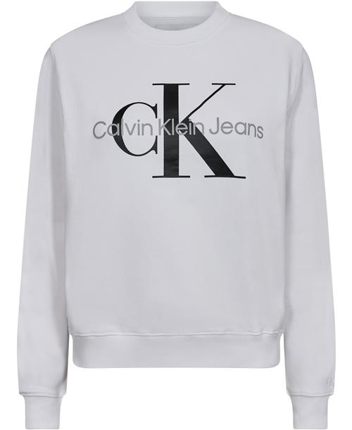 Calvin Klein Regular fit Tshirt With Monologo Kvinde Yaf Sweatshirts Str L - Bomuld hos Magasin