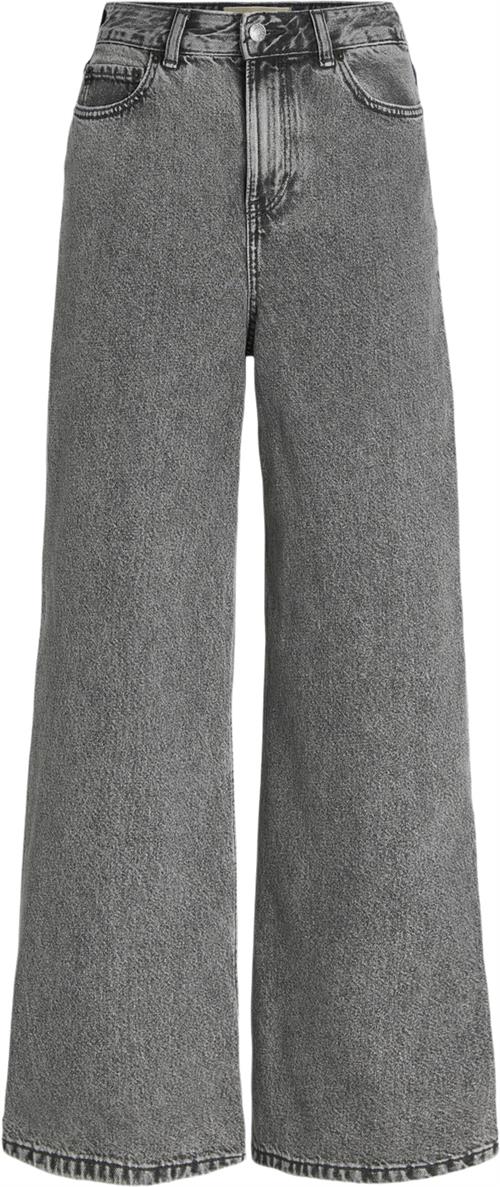 Se JJXX Jxtokyo Wide HW R6119 Jeans DNM NO Kvinde Grey Denim Wide Jeans Str "27/""32" - Bomuld hos Magasin ved Magasin