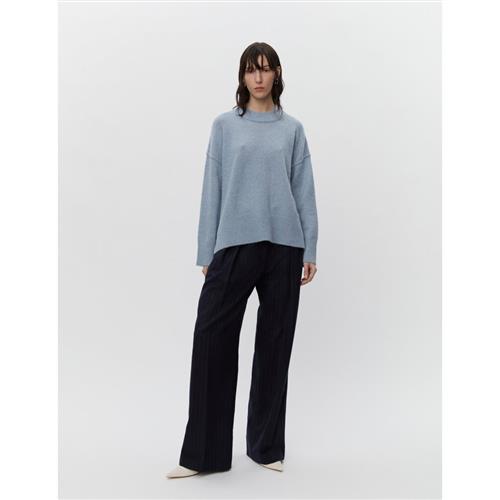 DAY Birger et Mikkelsen Josie Cozy Days RD Kvinde Pigeon Blue Melange Sweaters Str XS - hos Magasin