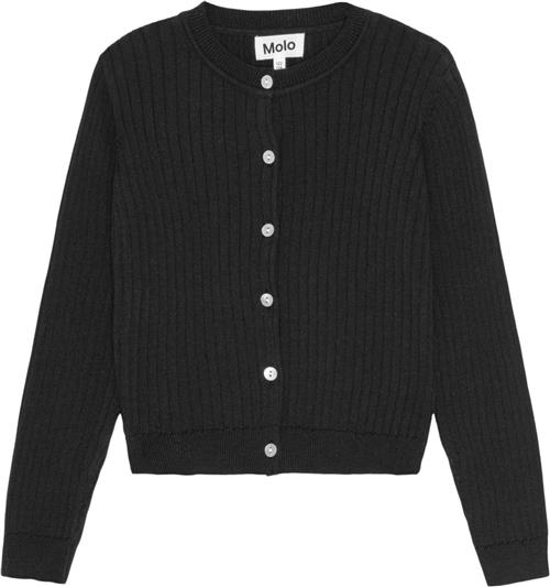 Molo Gloria Str 110-116 cm - Sort Cardigans Bomuld hos Magasin