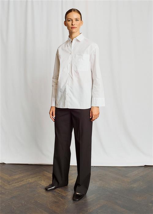 Bruun & Stengade BS Caia Regular Fit Shirt Kvinde White Skjorter Str 44 - hos Magasin