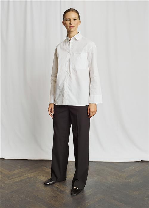 Bruun & Stengade BS Caia Regular Fit Shirt Kvinde White Skjorter Str 34 - hos Magasin