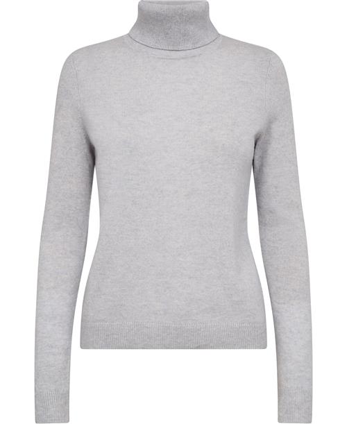 Christian Berg Kkarita ML - 100 Cashmere Kvinde Grey Mel Sweaters Str L Cashmere - hos Magasin