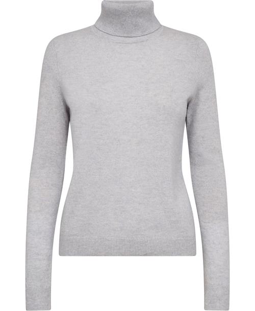 Christian Berg Kkarita ML - 100 Cashmere Kvinde Grey Mel Sweaters Str XXL Cashmere - hos Magasin