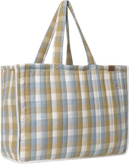 Fabelab Weekend Storage Bag Cottage Blue Checks Piger - Cottage Blue Pusletasker & -Tilbehør Bomuld hos Magasin