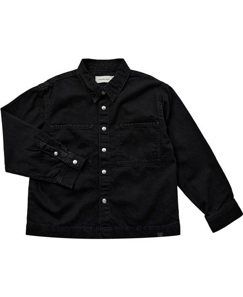 Calvin Klein LS Denim Shirt Clean Black Str 10 Denim - Washed Black Rigid Skjorter hos Magasin