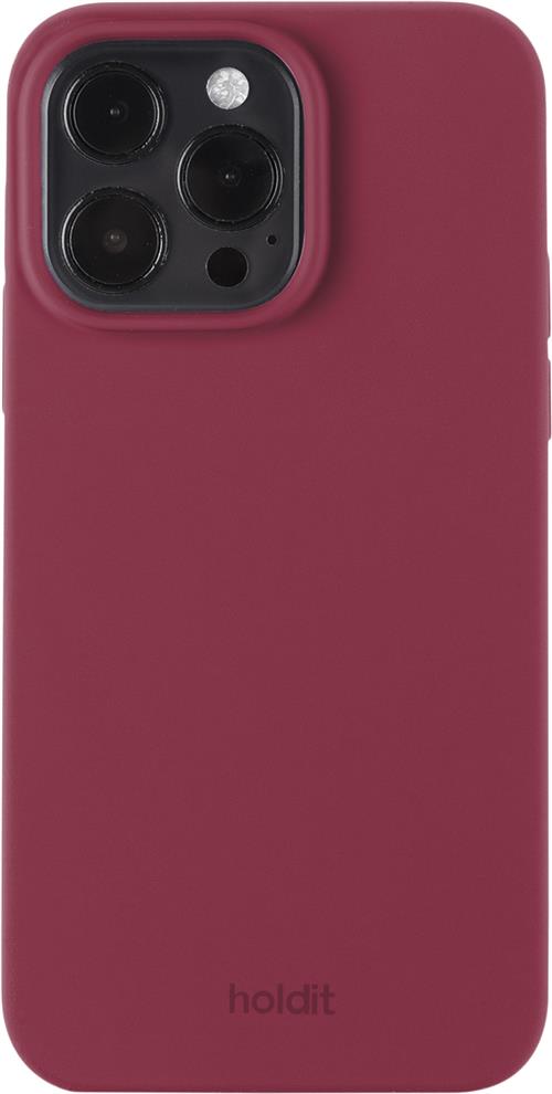 Se HoldIt Silicone Case Iphone 15 Promax Red Velvet 76x13x140 mm - Mobil Covers hos Magasin ved Magasin