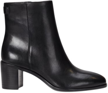 Lauren Ralph Lauren Burnished Calfcassie-bo-bte Kvinde Sort Støvletter Str 41 - hos Magasin