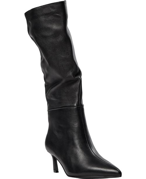 Steve Madden Lavan Boots Kvinde Black Leather Langskaftede Støvler Str 42 - hos Magasin