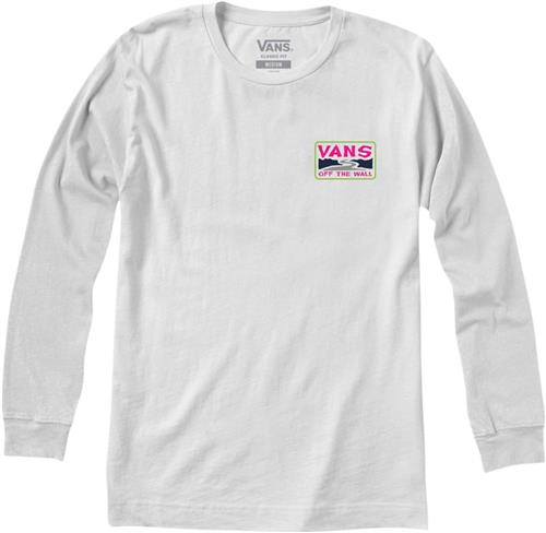 Se Vans Summer Camp LS Mand White Langærmede T-shirts Str XS - Bomuld hos Magasin ved Magasin