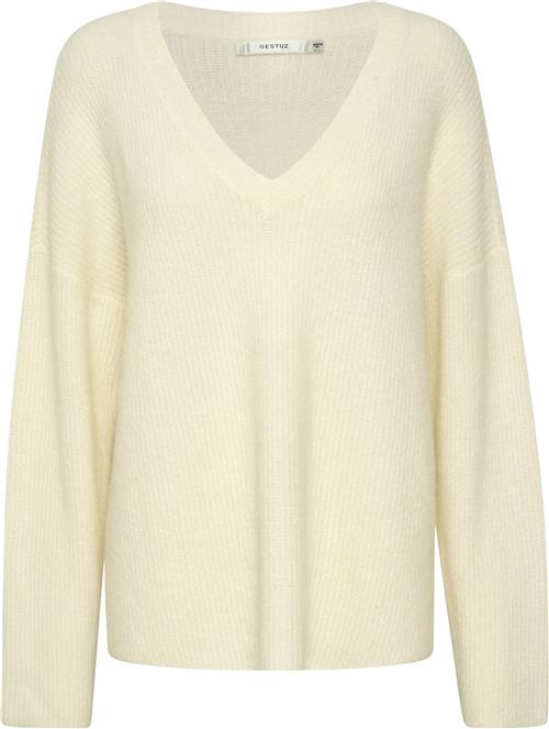 Gestuz Alphagz Vpullover Noos Kvinde Ivory Sweaters Str S - hos Magasin