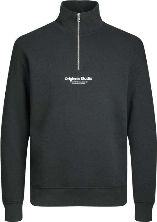 Jack & Jones Jorvesterbro Sweat Quarter ZIP Noos Str 152 - Forest River/loose Sweatshirts hos Magasin