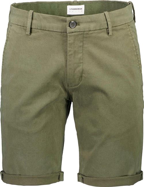 Lindbergh Chino Shorts Mand Dk Army Chino Shorts Str L - hos Magasin