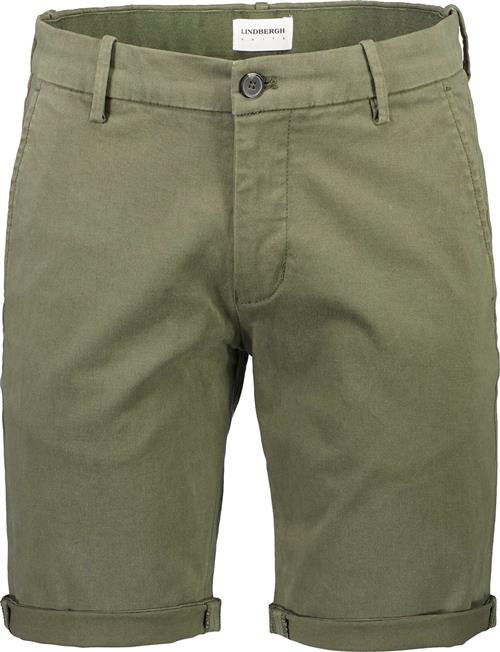 Se Lindbergh Chino Shorts Mand Dk Army Chino Shorts Str XXL - hos Magasin ved Magasin