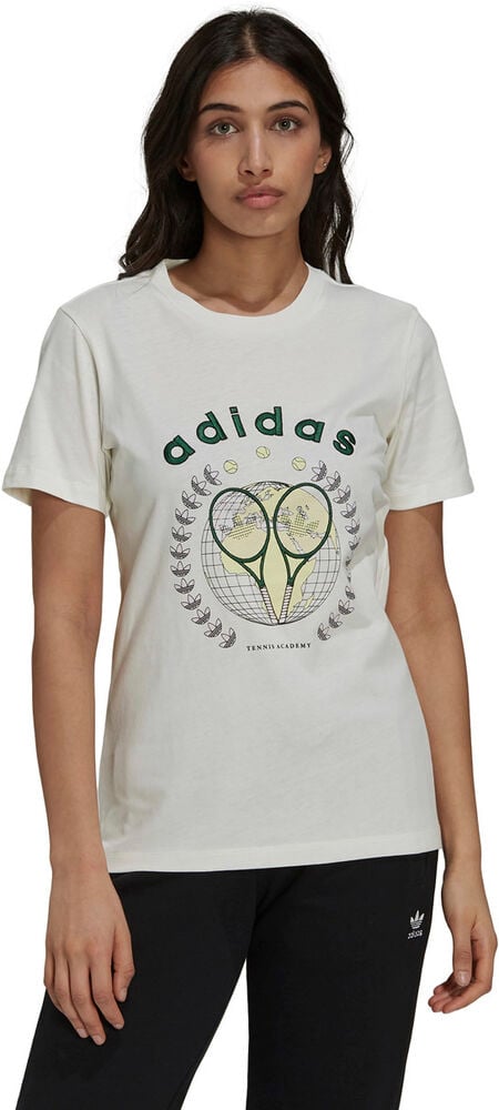 Se adidas Tennis Luxe Graphic Tshirt 36 - Trænings T-shirts Bomuld hos Magasin ved Magasin