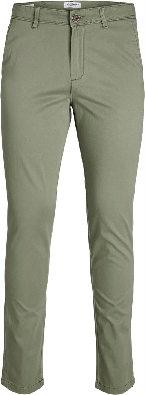 Jack & Jones Jpstmarco Jjbowie SA Noos Mand Deep Lichen Green Chinos Str "34/""32" - hos Magasin