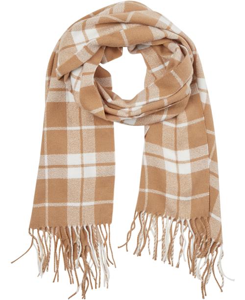 Magasin du Nord Collection Magasin Nepoleon Scarf Camel Check 190x35cm Halstørklæder