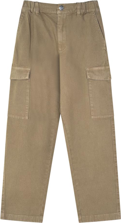 Se Mads Nørgaard - Copenhagen Soft Canvas Cargoni Pants Str 4 år - Brun Bukser hos Magasin ved Magasin