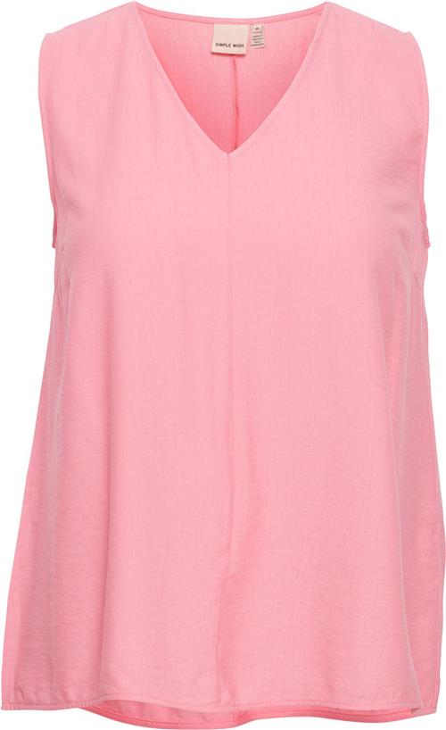 Simple Wish Swhot TOP 2 Kvinde Pink Carnation Toppe Str 46 - hos Magasin