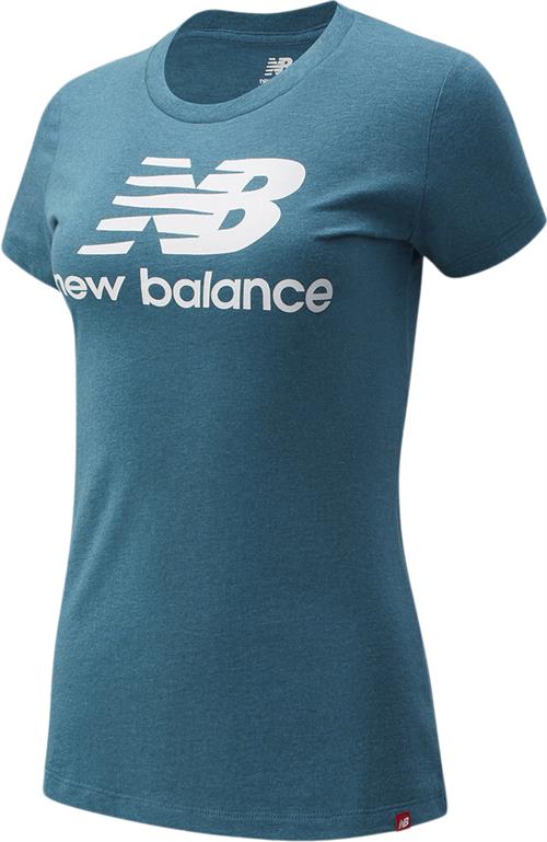 New Balance Essentials Stacked Logo T Shirt XS - Trænings T-shirts hos Magasin