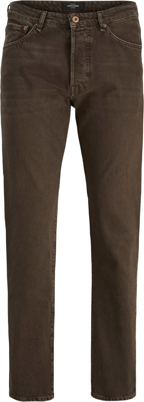 Jack & Jones Jjichris Jjcooper AM 900 SN Mand Chocolate Brown Jeans Str "32/""30" - hos Magasin