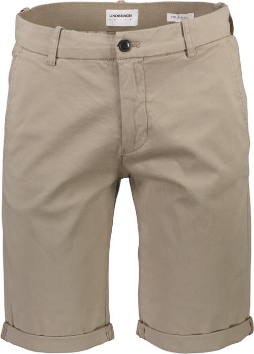 Se Lindbergh Chino Shorts Mand Sand Chino Shorts Str XL - hos Magasin ved Magasin