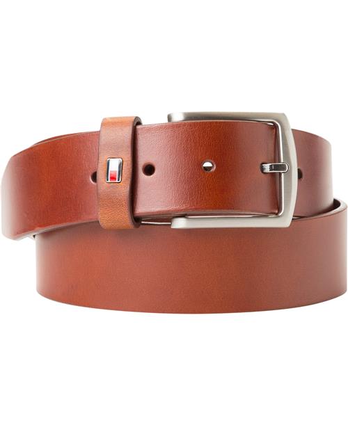 Se Tommy Hilfiger NEW Denton Belt 4.0 110cm - Bælter Læder hos Magasin ved Magasin