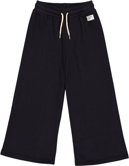 Se Müsli by Green Cotton Olsen Kids Sweat Flared Pants Str 134 - Black Bukser Bomuld hos Magasin ved Magasin