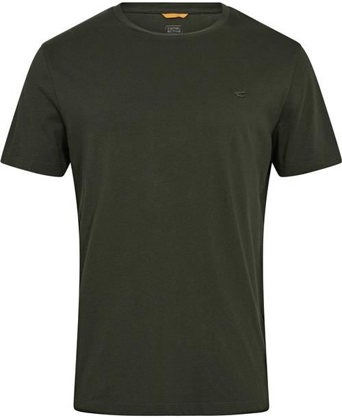 Camel Active NOS Tshirt 1/2arm Mand Leaf Green Kortærmede T-shirts Str L - Bomuld hos Magasin