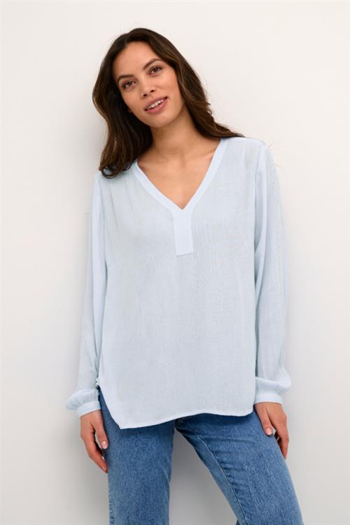 Se Kaffe Amber Blouse LS Kvinde Windsurfer Langærmede Bluser Str 42 - hos Magasin ved Magasin