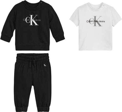 CK Kids Newborn Giftpack With Monogram Logo Str 56 - Beh Sweatshirts Bomuld hos Magasin