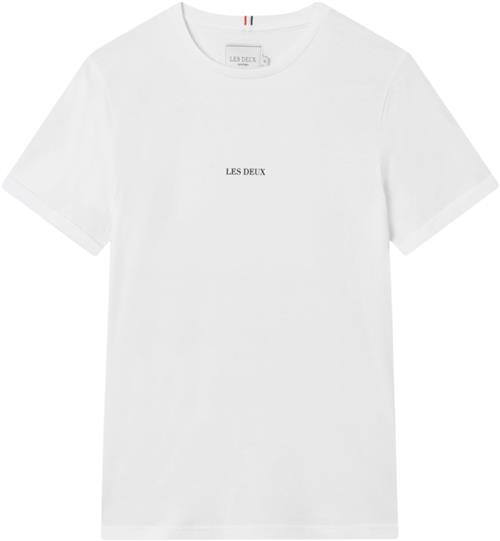 Se Les Deux Lens Tshirt Mand Hvid Kortærmede T-shirts Slim Fit Str S - Bomuld hos Magasin ved Magasin