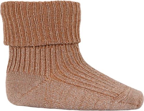 mpKids Ida Glitter Socks Str 15/16 - Maple Sugar Strømper hos Magasin