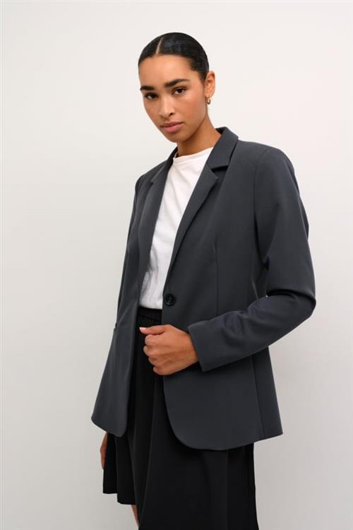 Kaffe Kasakura Blazer Kvinde Black Oyster Blazere Str 44 - hos Magasin