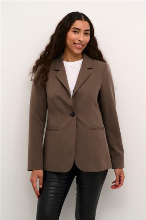 Kaffe Kasakura Blazer Kvinde Major Brown Blazere Str 36 - hos Magasin