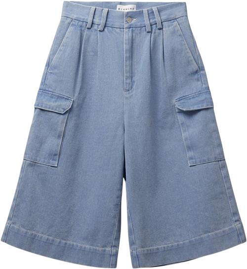 Blanche Piscinebl Shorts Kvinde Forever Blue Bermudashorts Str 38 - hos Magasin