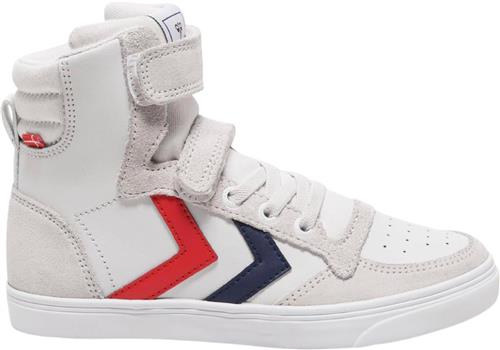 Hummel Slimmer Stadil Leather High JR Hvid Sneakers Str 31 - hos Magasin