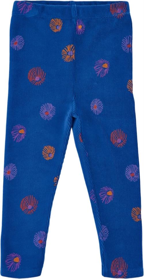 Se Soft Gallery Sgbpaula Velvet Flower Leggings Str 6m - True Blue Leggings Bomuld hos Magasin ved Magasin