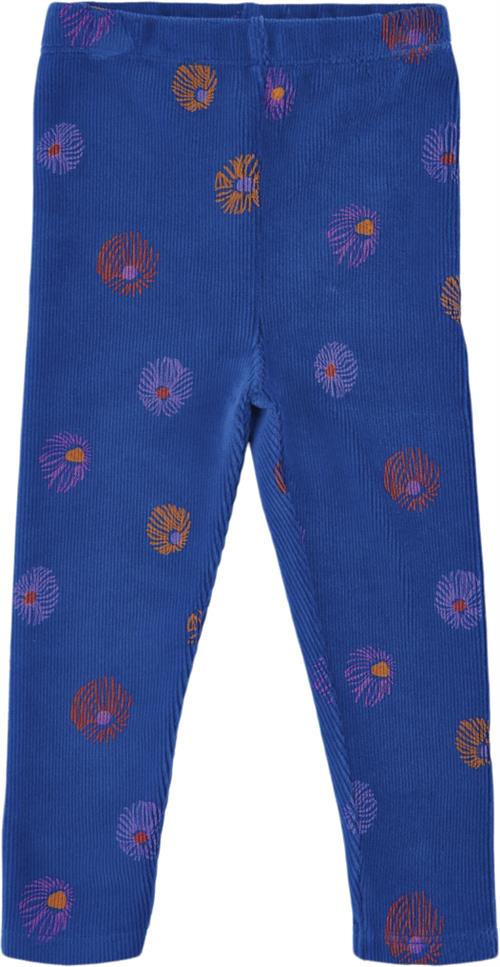 Se Soft Gallery Sgbpaula Velvet Flower Leggings Str 36m - True Blue Leggings Bomuld hos Magasin ved Magasin