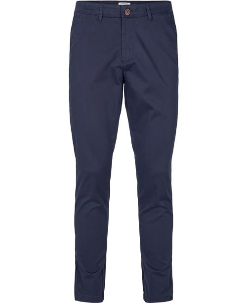 Jack & Jones Jjimarco Jjbowie SA Navy Blazer NOO Mand Blå Chinos Slim Fit Str W30/L32 - hos Magasin