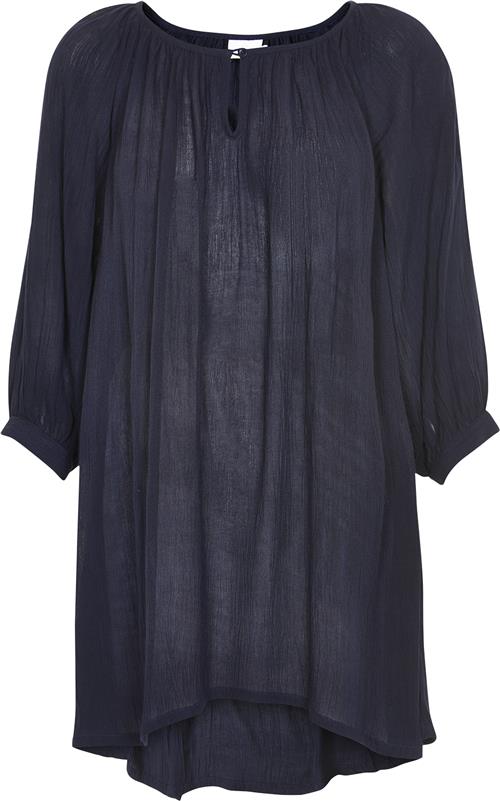 Kaffe Amber Tunic Kvinde Midnight Marine Tunikaer Regular Fit Str 34 - hos Magasin